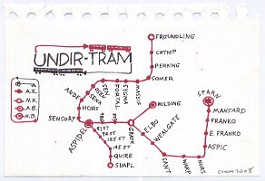Undir-Tram subway map