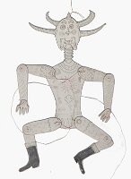 Jointed dancing puppet