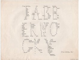 Text of Jabberwocky, hand-typed