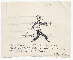 The Jabberwock, with eyes of flame...