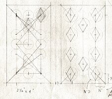 Playing card pip layouts